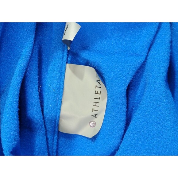 ATHLETA Plush Tech Hoodie Pullover Blue Hooded Sweatshirt Women's Medium EUC - Picture 8 of 11